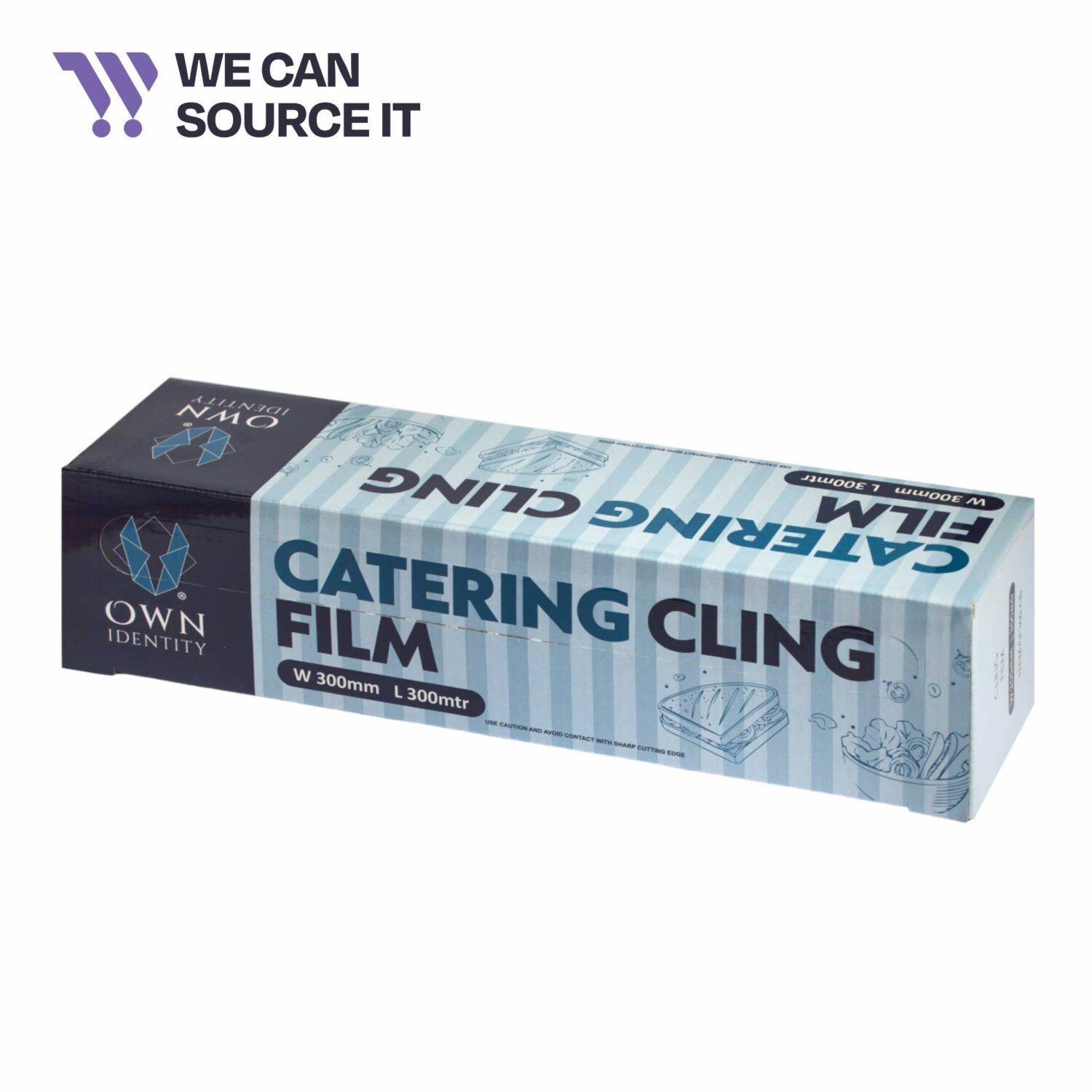 Own Identity Catering Cling Film - 300mm x 300Mtr - Pack of 1