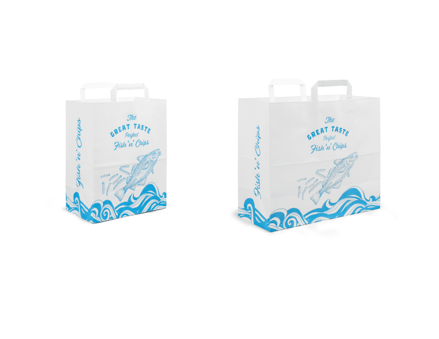 Fish and Chip Shop Paper Bag