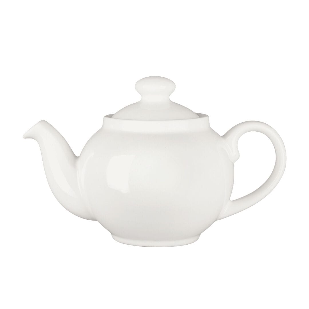 Simplicity White Teapot 42.5cl - Pack of 6