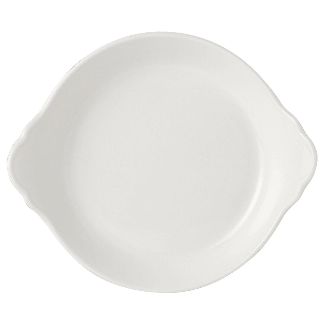 Simplicity White Round Eared Scallop Dish 14.5cm - Pack of 36