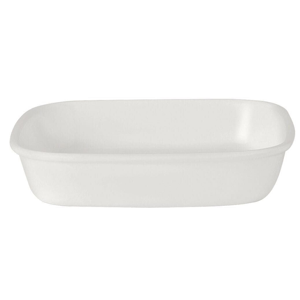 Simplicity White Square Roaster 25.5cm - Pack of 6