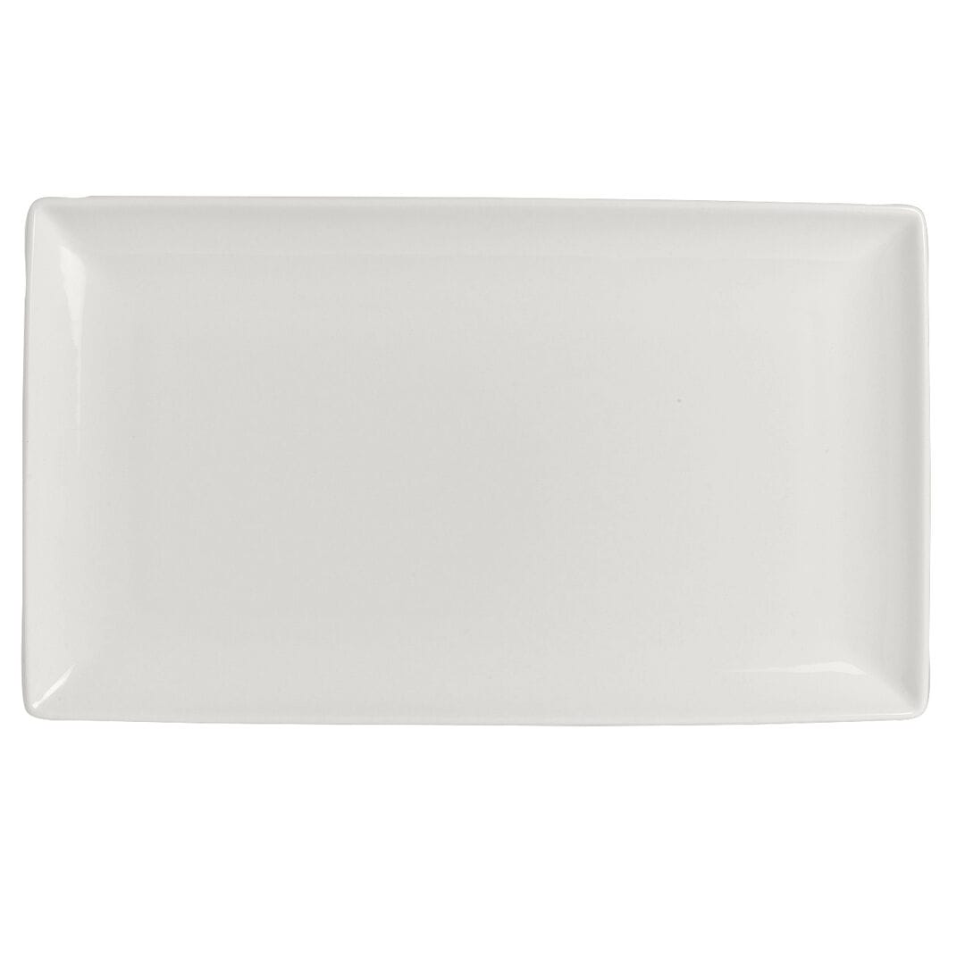 Taste White Rectangle Platter Multiple Size Available - Pack of 6