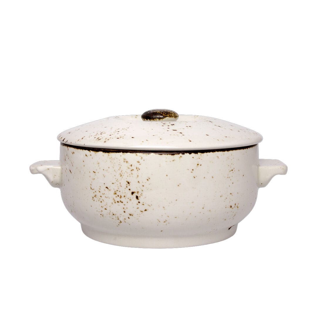 Craft White Lid For Casserole Soup 0828 - Pack of 6