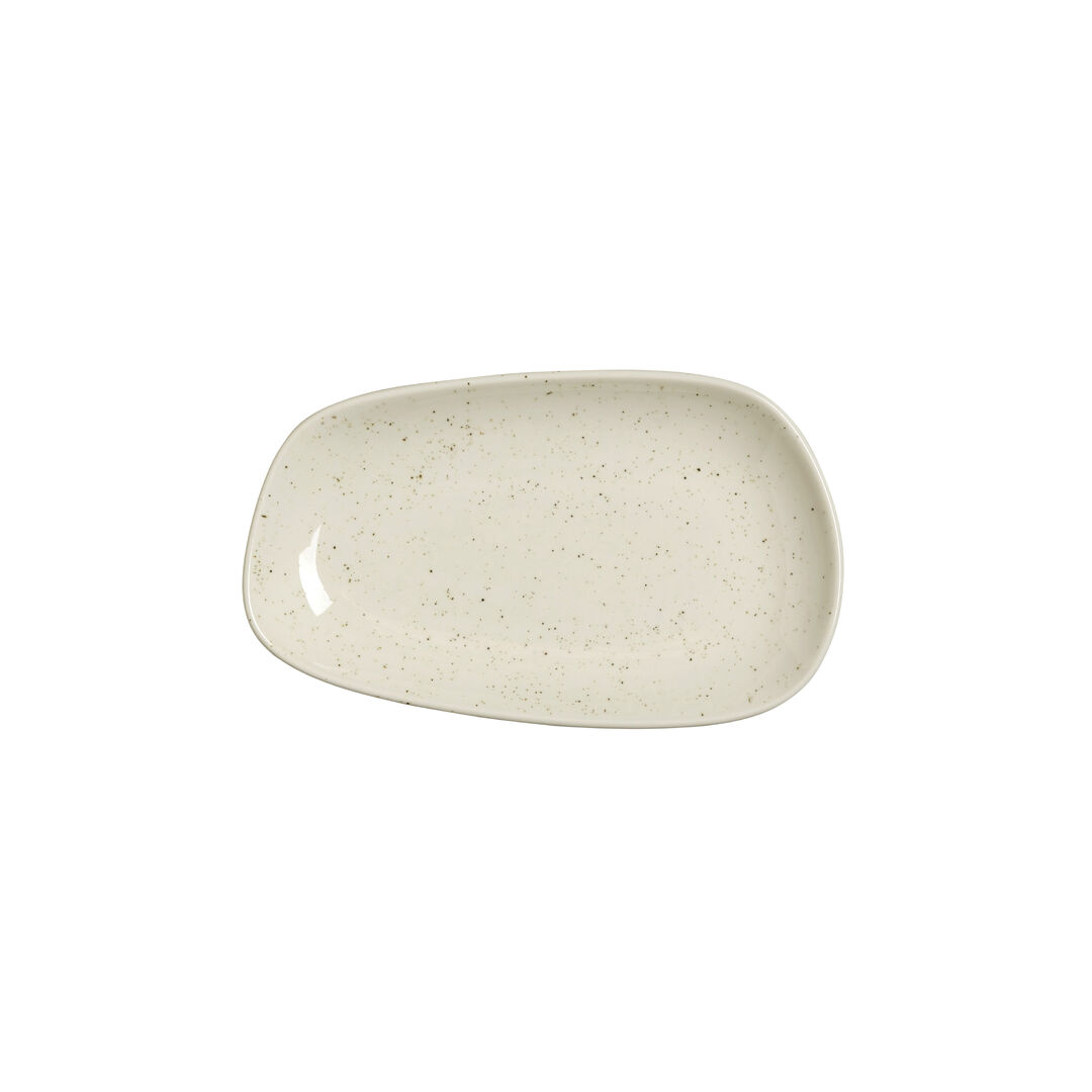 Amari Pepper Ceramic Nordic Tray 24cm (9.5") - Pack of 12