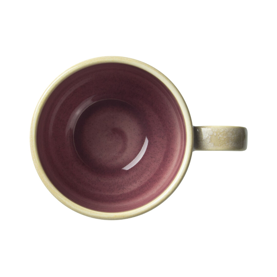 Aurora Vesuvius Rose Quartz Ceramic City Coffee Mug - Pack of 12