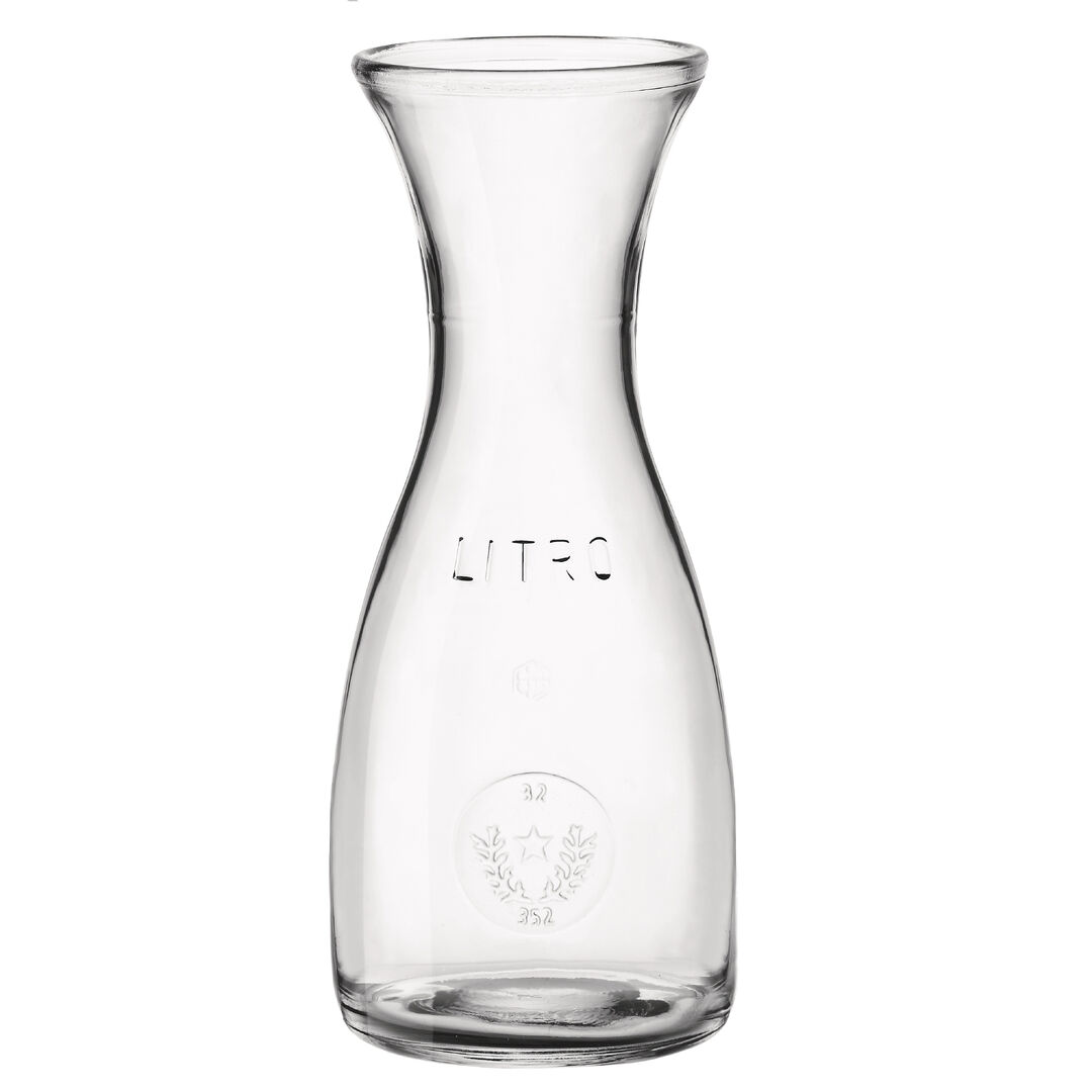 Misura PZ Clear Glass Water Jugs 960ml (34oz) - Pack of 6