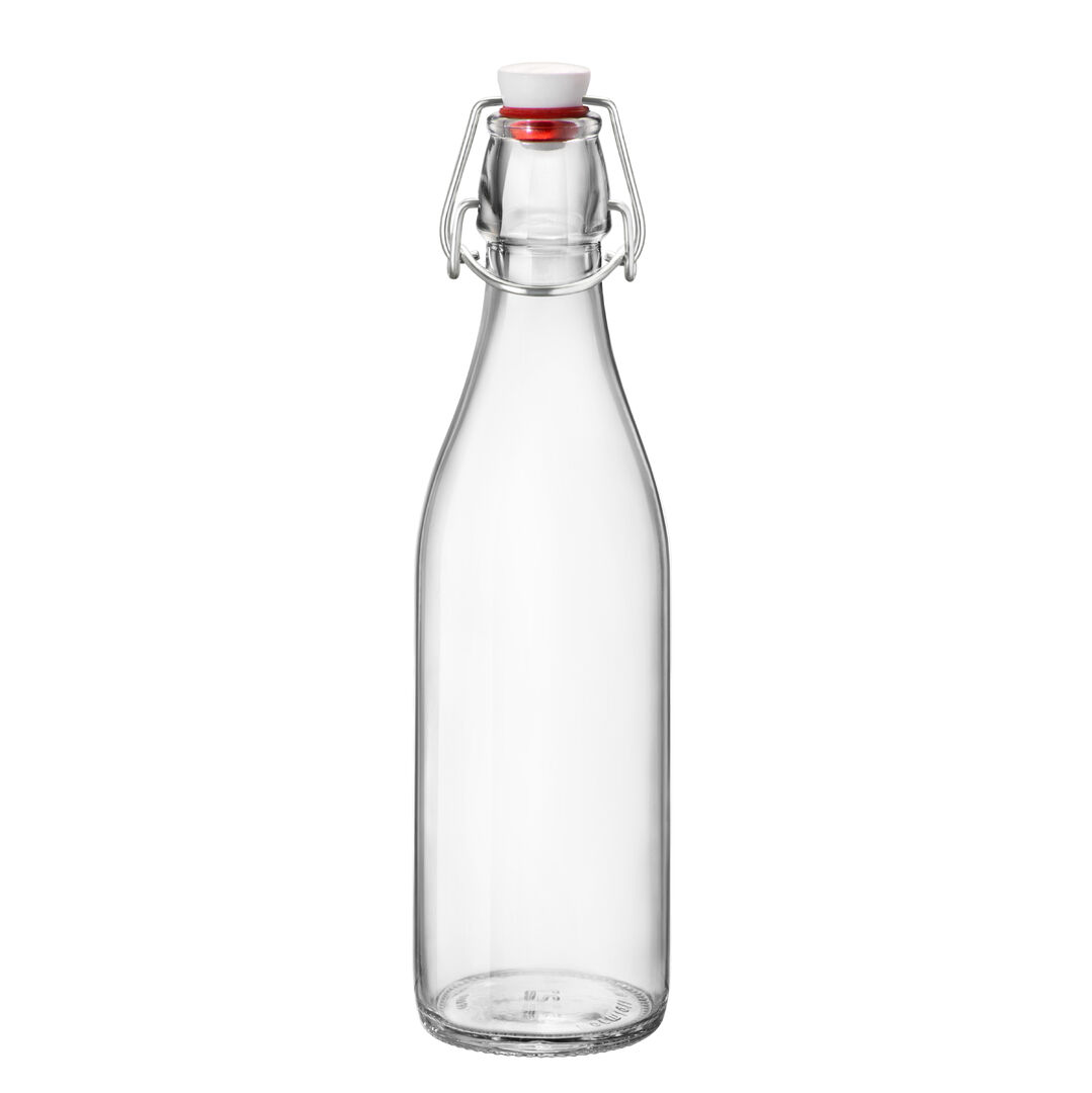 Oxford Clear Glass Giara Bottles 960ml (34oz) - Pack of 6